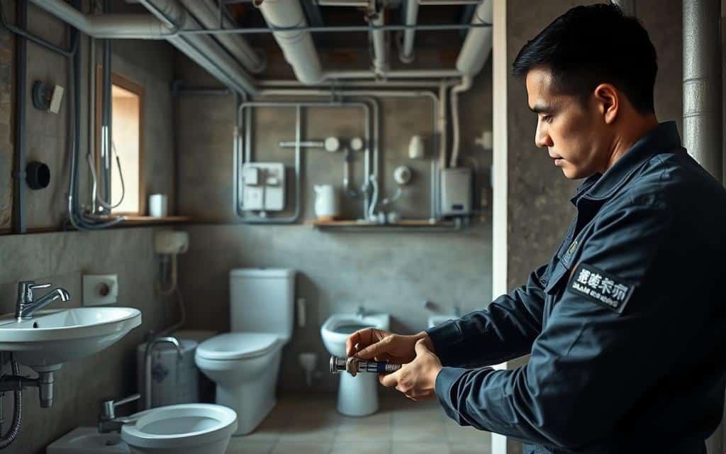 تركيب الأدوات الصحية