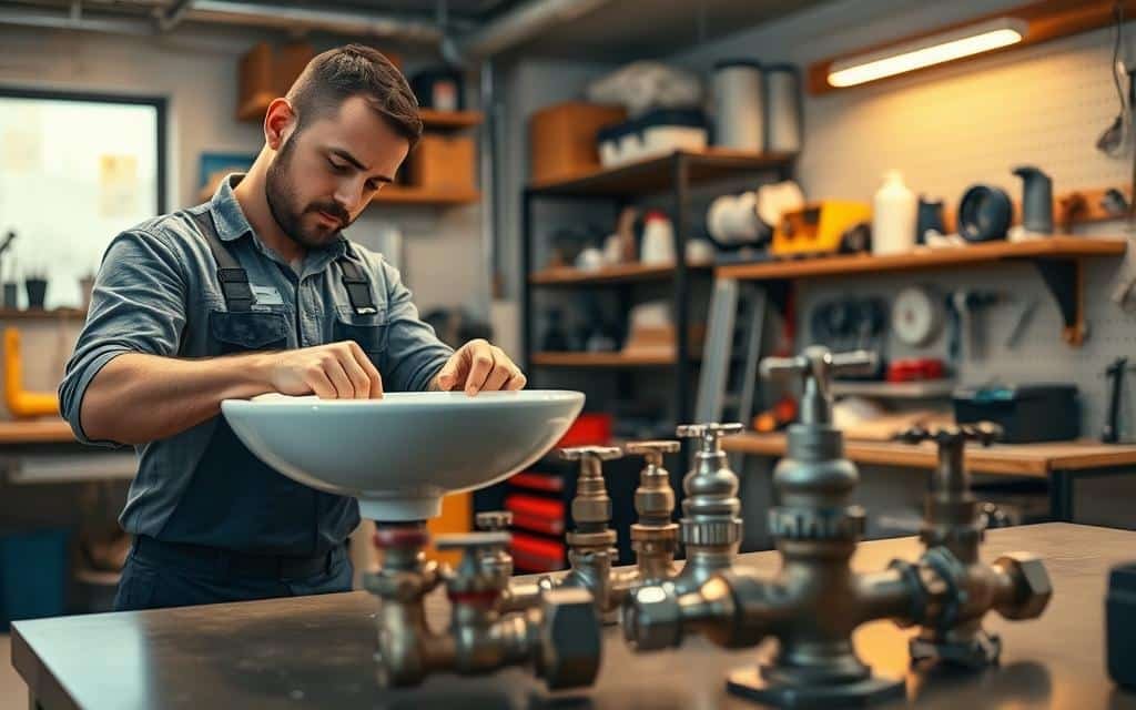 تركيب الأدوات الصحية