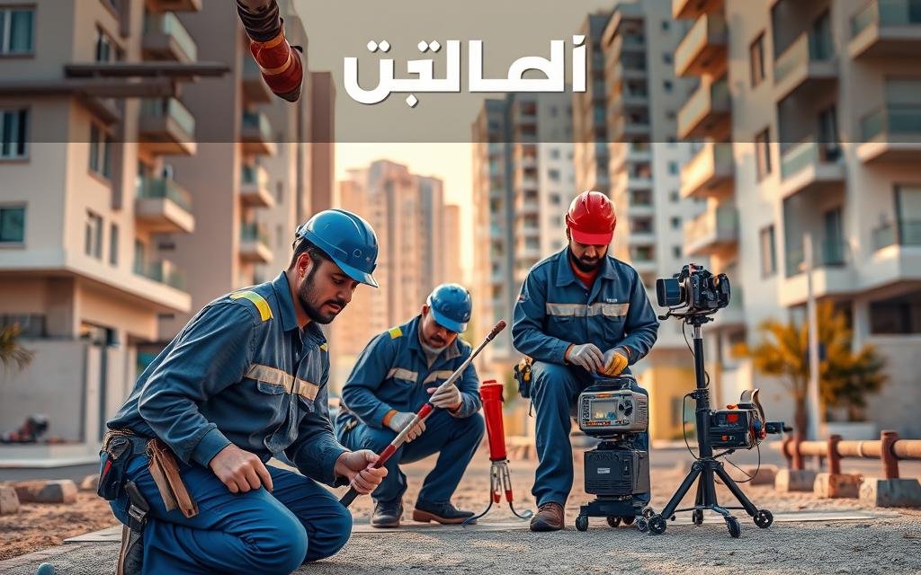 خدمات الصرف الصحي والكشف عن التسربات