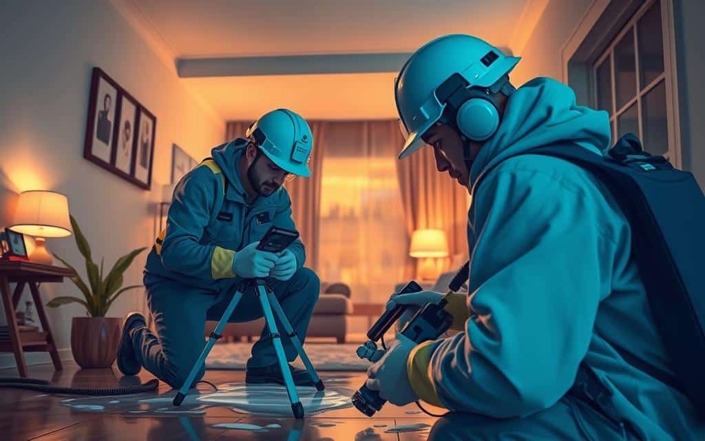 الأنظمة الهيدروديناميكية والتشخيص الراداري للأنابيب: المرجع التقني في كشف تسربات المياه وحماية المتانة الإنشائية للمباني