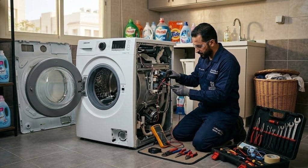 الدليل العملي والمفصل لتركيب الغسالة الأوتوماتيكية في المنزل بخطوات آمنة واحترافية