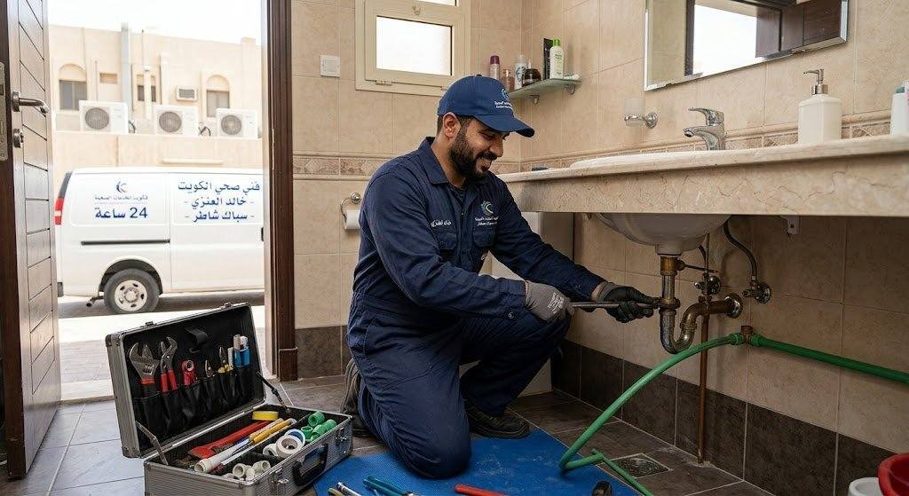 فني صحي الكويت سباك شاطر وسريع جاهز يخدمك على مدار الساعة